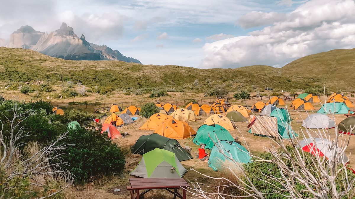 patagonia o trek camping
